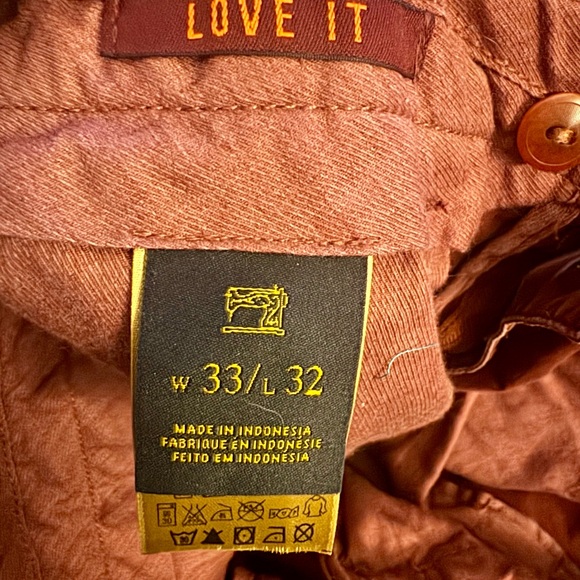 Scotch & Soda Burgundy Chinos Cotton Twill - Picture 4 of 6